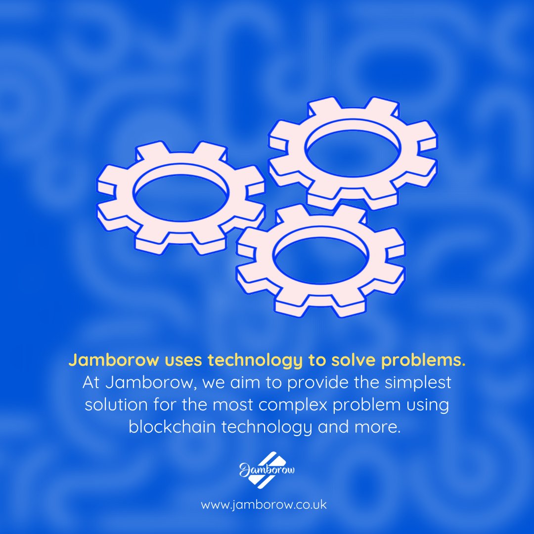 jamborowfintech's tweet image. At Jamborow, we aim to provide the simplest solution for the most complex problem using blockchain technology and more.

What problems do you think blockchain technology can solve now or in the nearest future?  

jamborow.co.uk

#Jamborow #JamborowLTD #Blockchain #nft