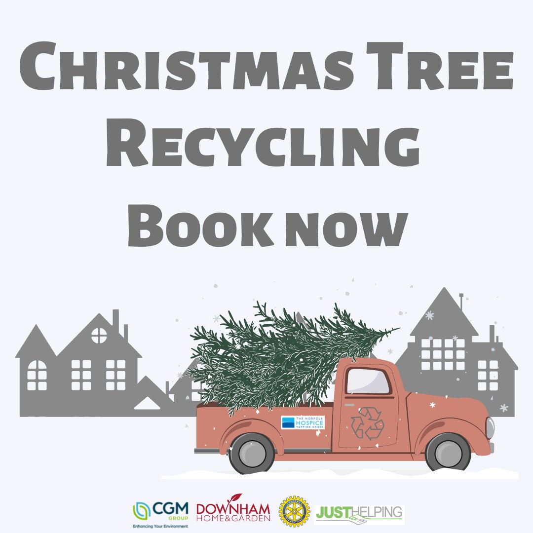 Booking for Christmas tree collection is now LIVE! 🎄

We are delighted to be back offering our tree recycling service for Christmas 2022 in the following postcodes: PE30, PE31, PE32, PE33, PE34, PE35, PE36, PE37 PE38, NR21, NR22 and NR23.

Book now: just-helping.org.uk/collections