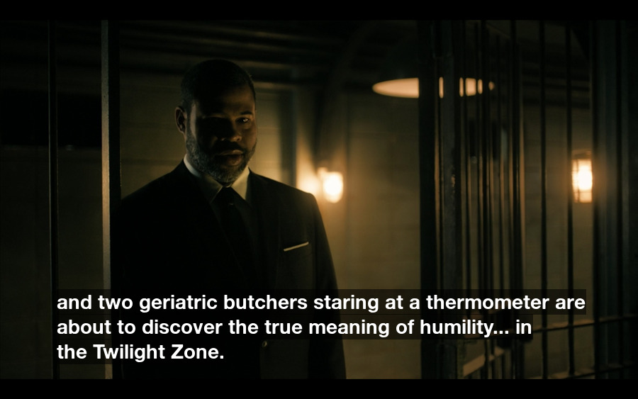 rodserlingzone's tweet photo. and two geriatric butchers staring at a thermometer are about to discover the true meaning of humility... in the Twilight Zone. https://t.co/sWJNTsCVIr