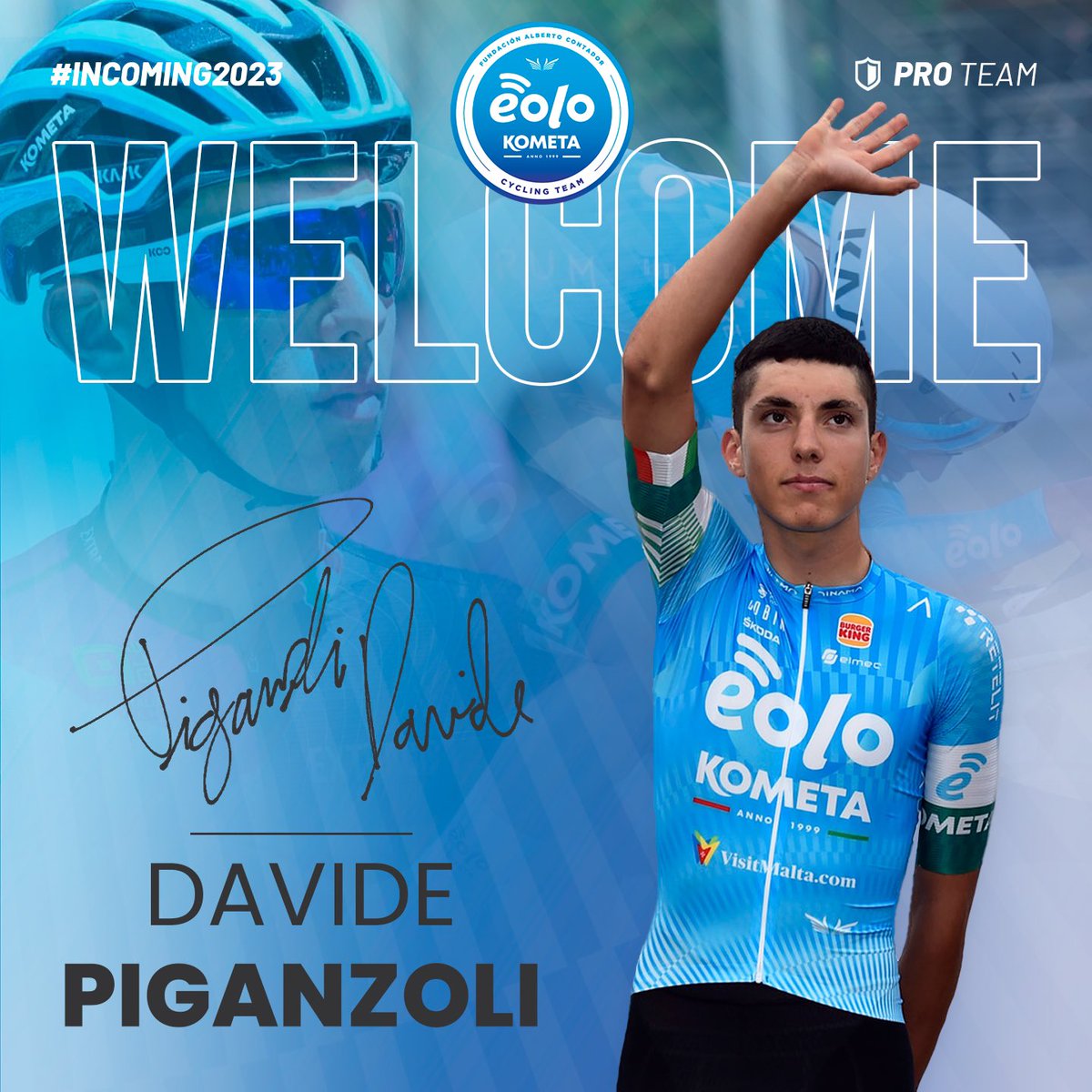 🔥🇮🇹 <a href="/DavidePiganzoli/">Davide</a> has earned it
🚀 The Italian rider makes the leap to the professional category after a great season, becoming one of the best Italian talents
🤩 We are very proud to see our riders grow within the structure