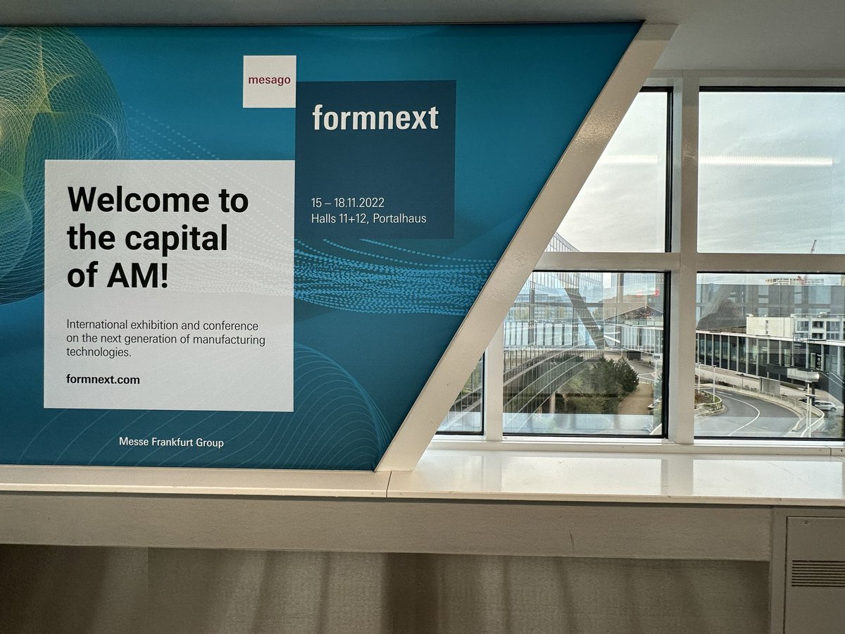 It’s been a while - great to be back! Who else is there today? #formnext