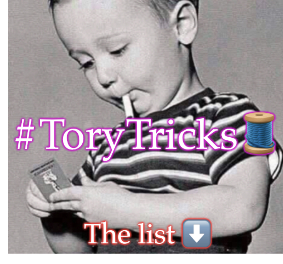 AdyBee9's tweet photo. #ToryTricks https://t.co/rdkTyhzPoa