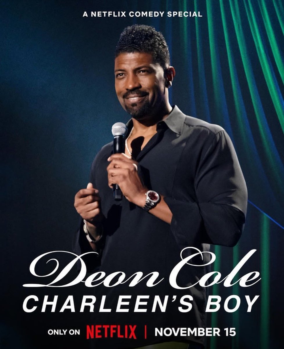 In an electric stand-up special, @deoncole ponders romance, racist hotel showers, post-coital bedtime prayers and why he loves women of a certain age.

Stand-up comedy special #DeonCole: #CharleensBoy (2022), now streaming on @NetflixIndia.