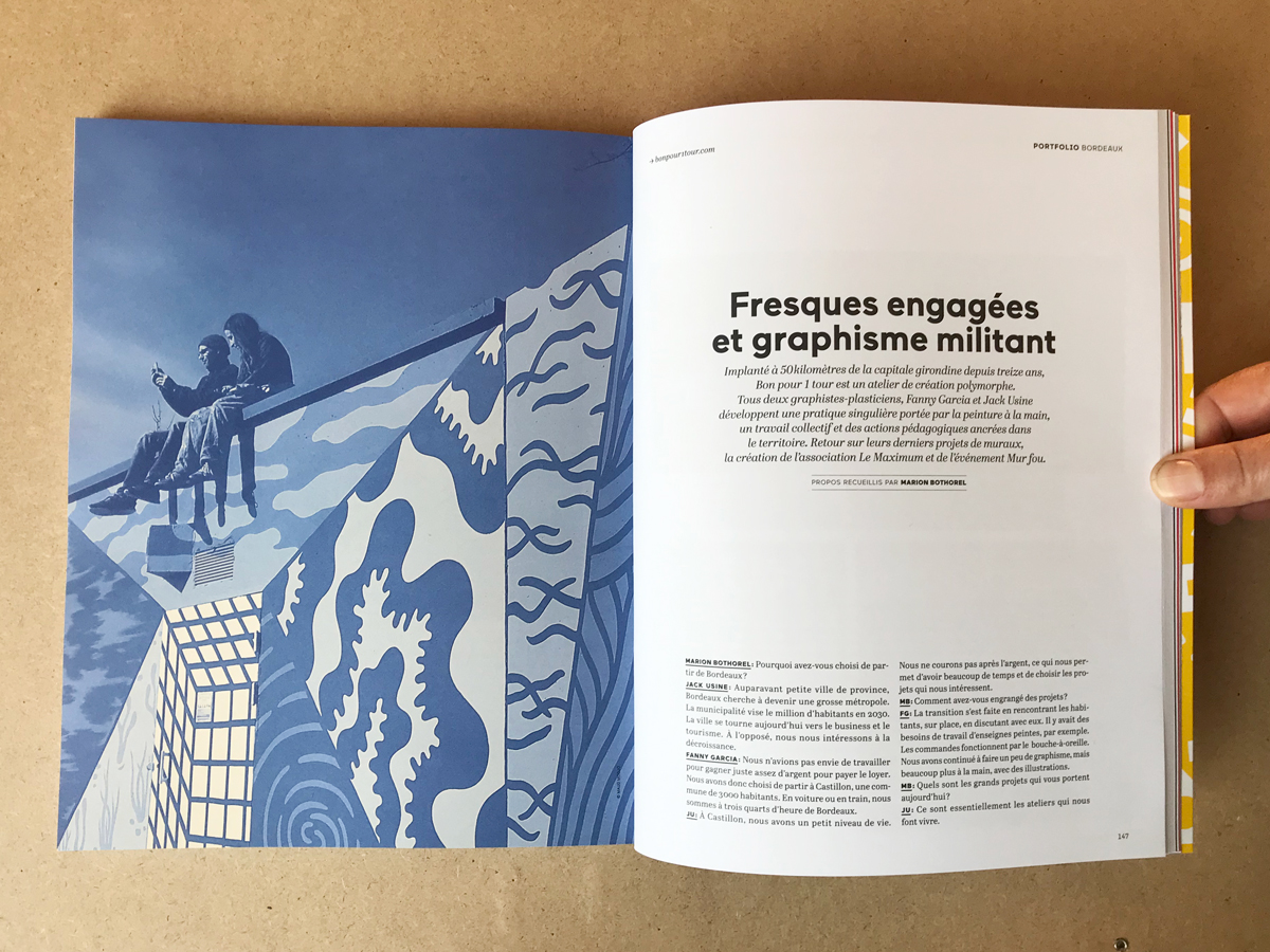 bonpour1tour's tweet photo. Hé bé ! 🥳 Belle itw de nous dans le dernier @Etapes.
Toujours surpris que l’on s’intéresse à notre travail depuis Paris, surtout quand localement il est plutôt difficile de faire avancer le schmilblick.
Merci Marion Bothorel pour cet entretien et ce coup de projo qui rechauffe. https://t.co/pKwHdVoxkE