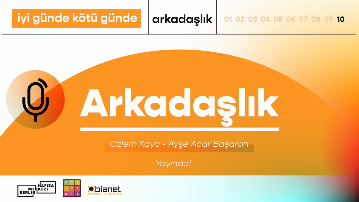 Hafıza Merkezi Berlin'in kurucularından, feminist aktivist 
<a href="/oz_ky/">özlem</a> ve HDP Kadın Meclisi sözcüsü 
<a href="/ayseacar_b/">Ayşe Acar Başaran</a> ile belli politik hareketler için arkadaşlığın nasıl bir anlam ifade ettiğini konuştuğumuz "Arkadaşlık" bölümü yayında!
linktr.ee/iyigundekotugu…