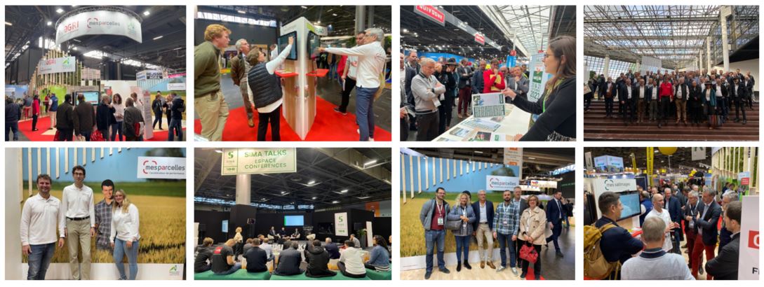 ChambagriFrance's tweet photo. #SIMA2022
Retour sur une édition riche en échanges, partages, découvertes🎉
✅démonstrations de nos solutions numériques #MesParcelles #MesSatimages #Optiprotect grâce à nos 30 conseillers experts
✅10 gagnants à notre jeu concours
✅conférences : qualité de l’air & méthanisation https://t.co/SvQfGoGFXy