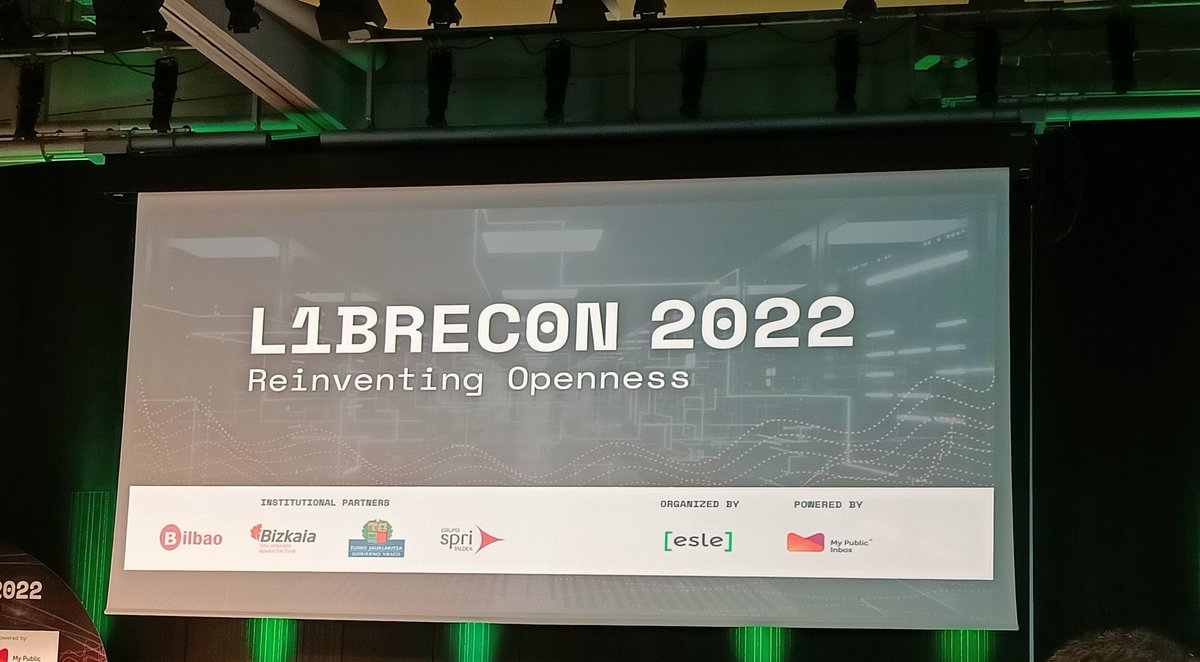 GAberasturi's tweet image. Comienza la L1breCon 2022
#LibreCon2022