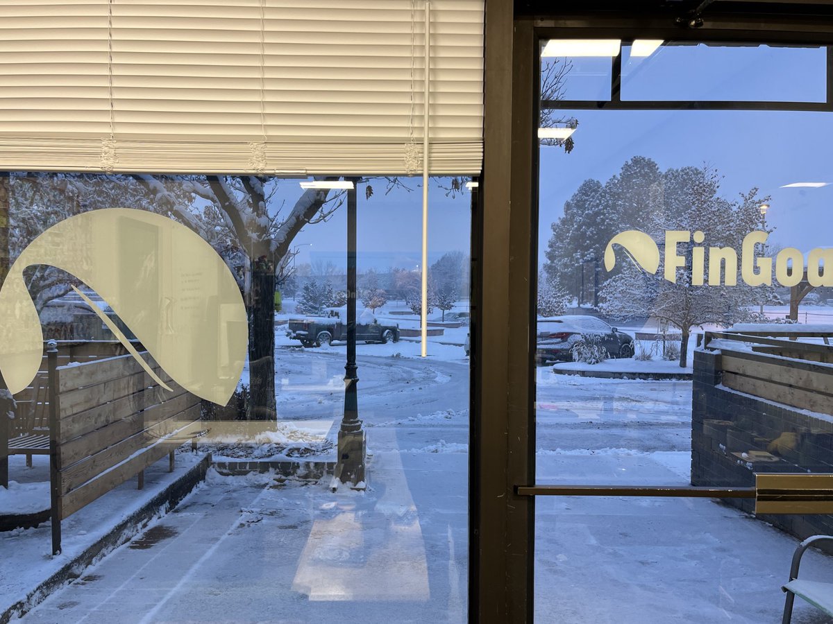 Happy Snowy Morning from Colorado.