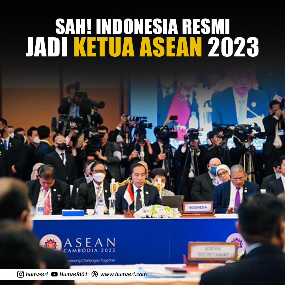 HumassRI's tweet photo. Indonesia resmi menjadi Ketua ASEAN pada 2023.
Selengkapnya kunjungi artikel dibawah ini. 👇
https://t.co/n4Z8SaEuuf
#ASEAN #INDONESIA #KetuaASEAN2023 #humassri
#asiatenggara https://t.co/zrixNUWIin