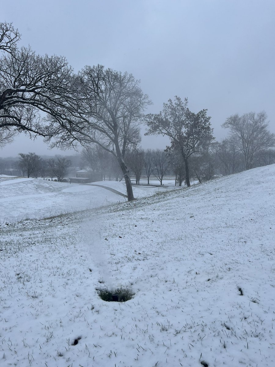 With snow on the ground &amp; irrigation blowout happening, it’s safe to say winter is here!