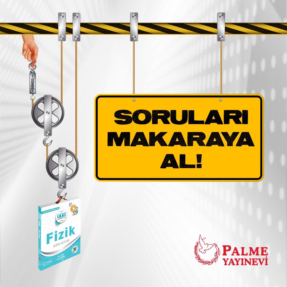 Dert büyükse çözümü kolay! Palme’nin video çözüm destekli soru kitaplarıyla çalış, en zor soruları makaraya al!
#PalmeYayınevi