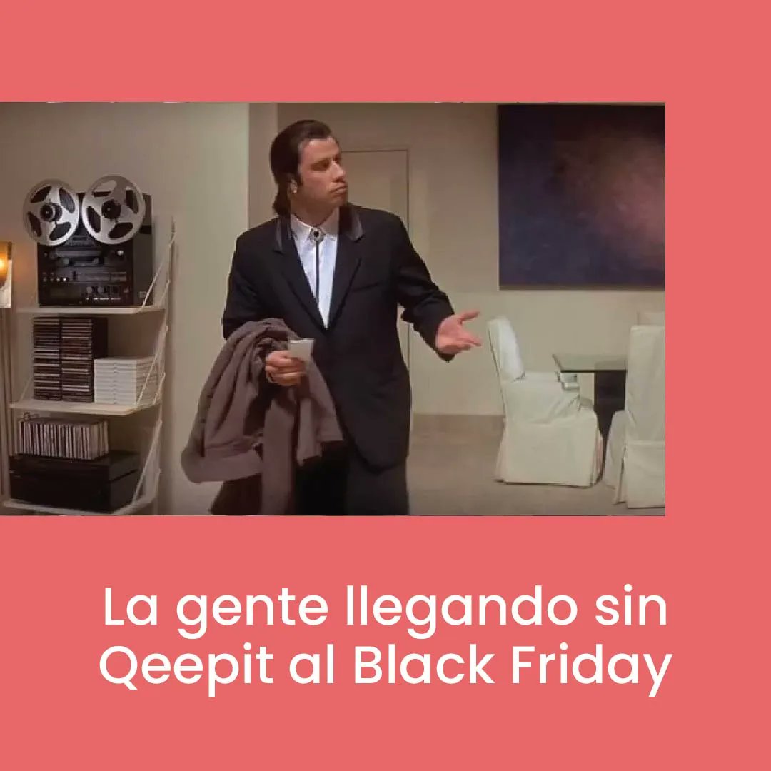 qeepit's tweet photo. Ya queda menos para el #BlackFriday y vemos con mucha alegría que nuevos usuarios se unen a #Qeepit para poder estar al loro de cómo van a rebajar sus productos favoritos cuando llegue la Gran Semana de las compras 😎 💸  ¿Te animas a unirte? Es #GRATIS 😎 https://t.co/KDa4czHsVJ https://t.co/q6oKv5y5q6