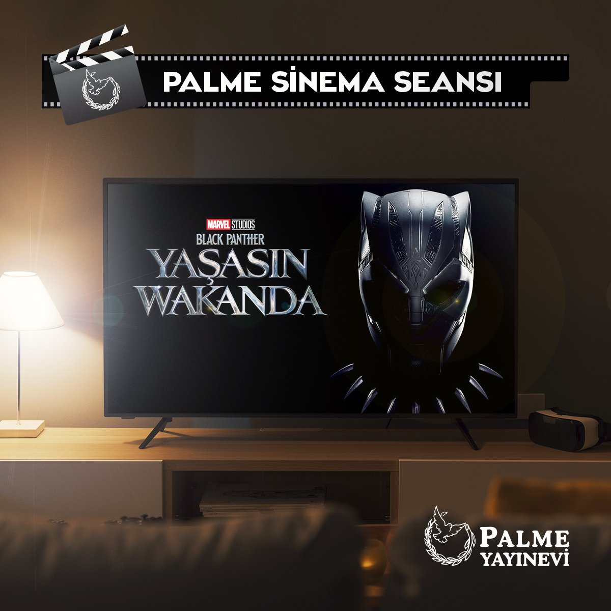 Marvel evrenine hızlı bir geri dönüş yapmaya ne dersin? Babasının ölümünden sonra Wakanda Kralı olan T'Challa'ya, Wakanda ve bütün dünyanın geleceğini tehlikeye atan zorlu savaşta destek ol.
#PalmeYayınevi #PalmeSinemaSeansı