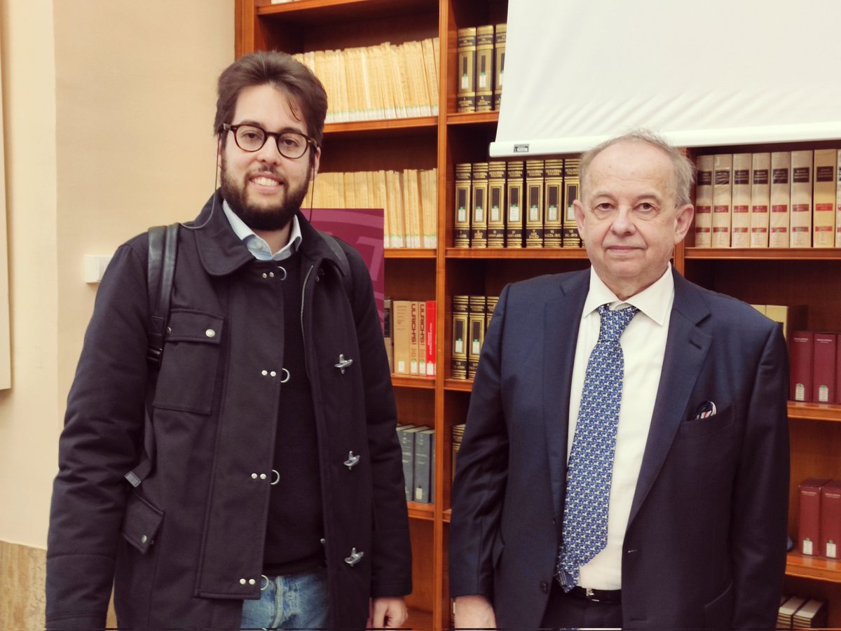 pallottaomar's tweet photo. Today with the great @WojSadurski at @UniMC for another brillant Alberico Gentili Lecture (this time on populist challenges to democracy) #WithWoj https://t.co/e6IUJwH1Gw