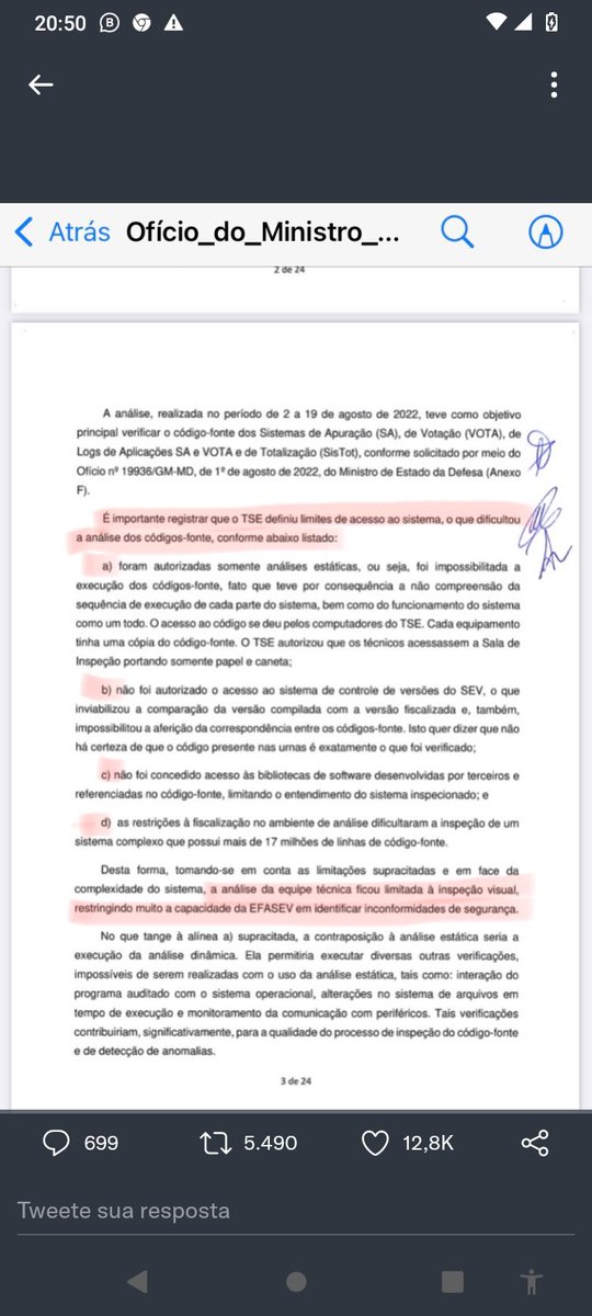 Elys3009's tweet photo. @GuedinhoeFans Então... O povo brasileiro só quer que Xandão forneça as informações que foram negadas aos militares durante a averiguação das urnas. Porque o iluministro se nega a fornece-las? https://t.co/6j6yk3CiwO