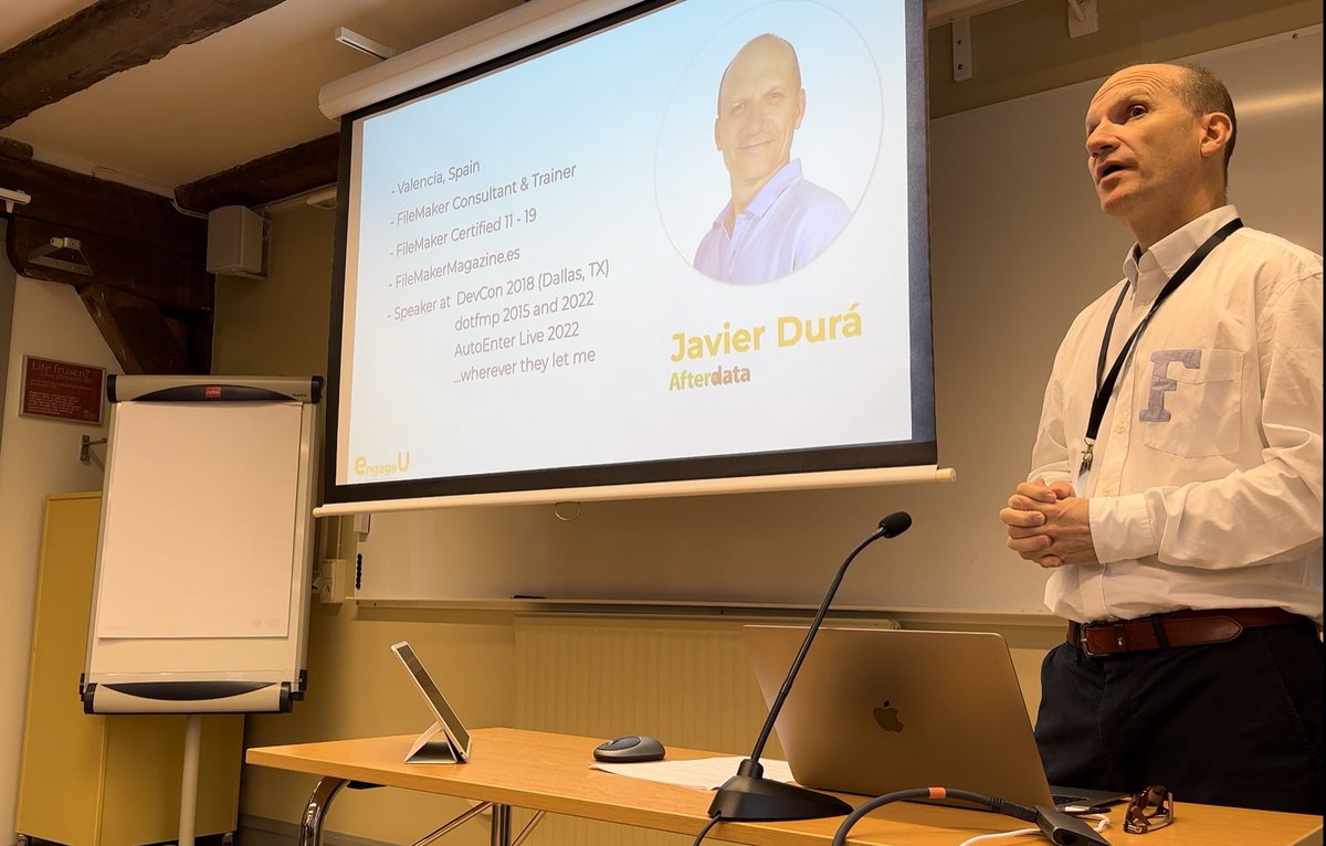 During my session about productivity using Claris Connect.
#engageU 
#FileMaker