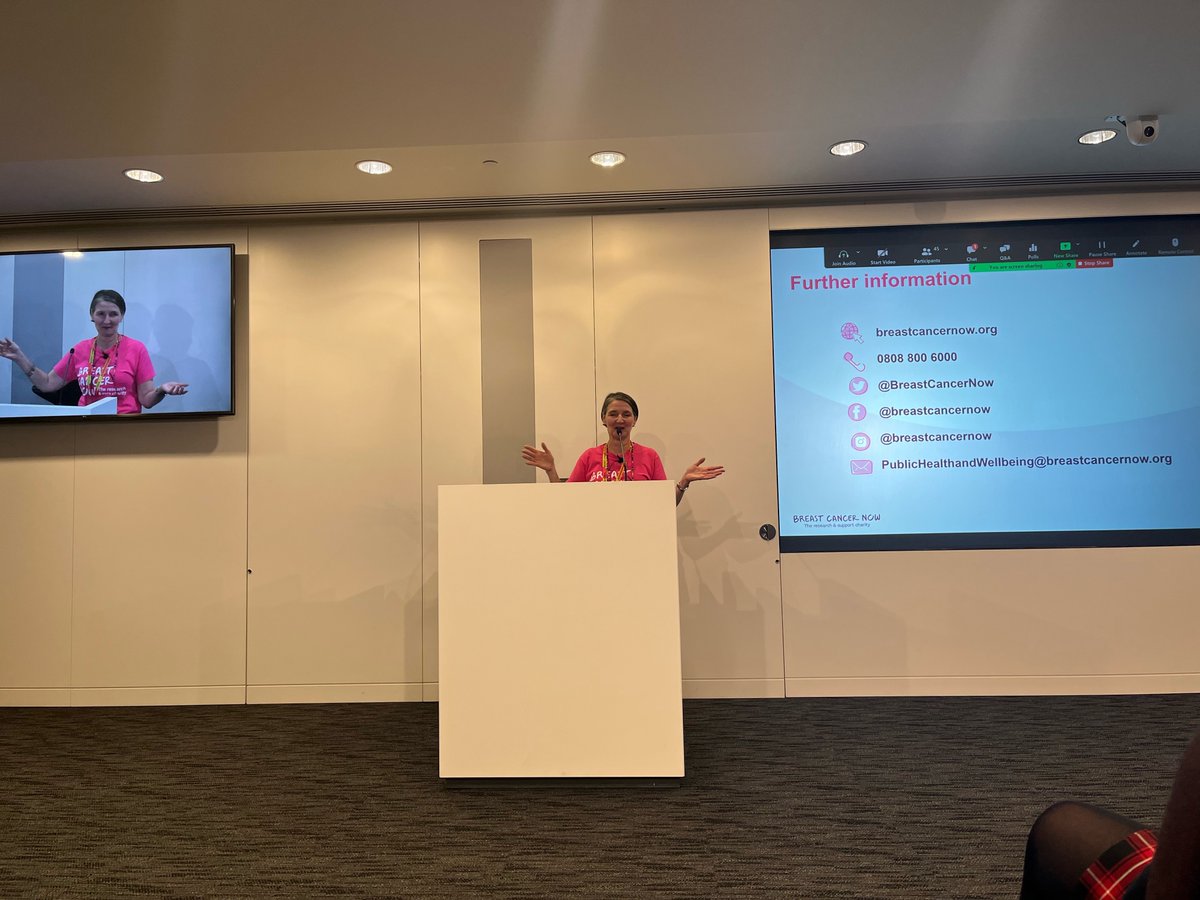 BreastCancerNow's tweet photo. During #BreastCancerAwarenessMonth our team of volunteers were busy delivering Public Health talks to raise awareness of breast cancer. 

Here's our volunteer Hedwig! 

Would you like a Public Health talk delivered to your workplace or community? Visit https://t.co/Pg36zRdaI0 https://t.co/MZm0j5BUl4