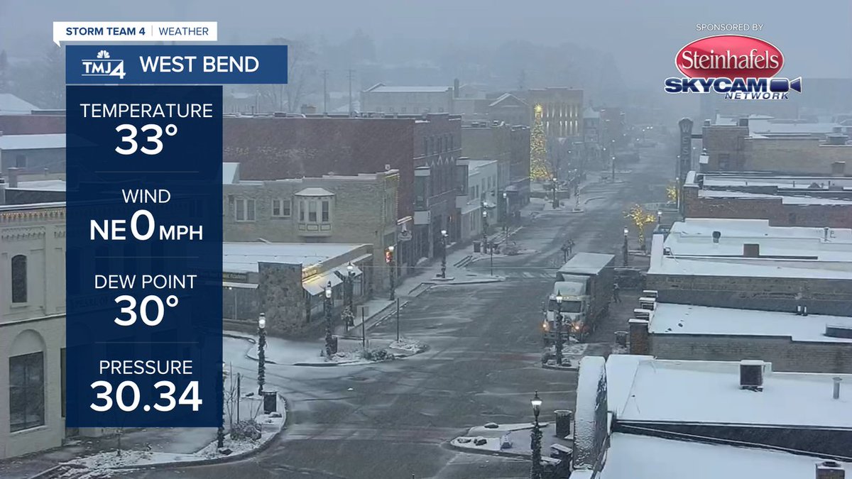 Marisa Woloszyn TMJ4 on Twitter "As snow continues to fall, road