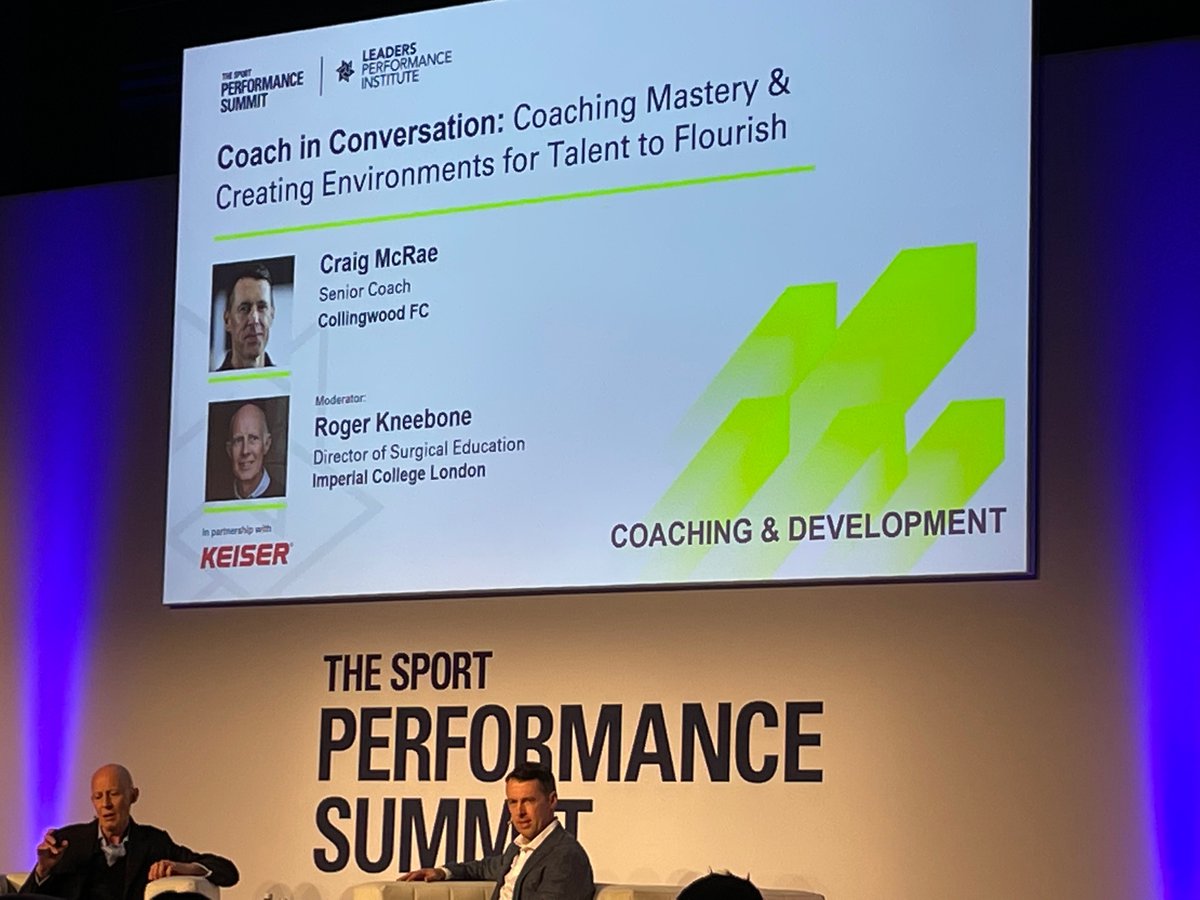 Enjoyable session great conversation and thoughts at <a href="/Leaders_Insight/">LEADERS Performance</a> with <a href="/flybags4/">Craig McRae</a> and @ProfKneebone 👏🏼👏🏼👏🏼