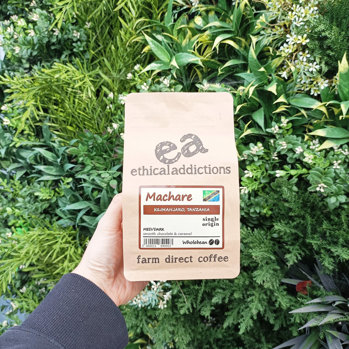 One of our favourites, from the slopes of Mount Kilimanjaro. This bean is an impressive pure arabica gourmet coffee; strong &amp; bold with a sublime smooth finish &amp; notes of chocolate and caramel Fun fact 🤯 We've had a relationship with this farm since 2007! ow.ly/YeNG50Lt2Vm
