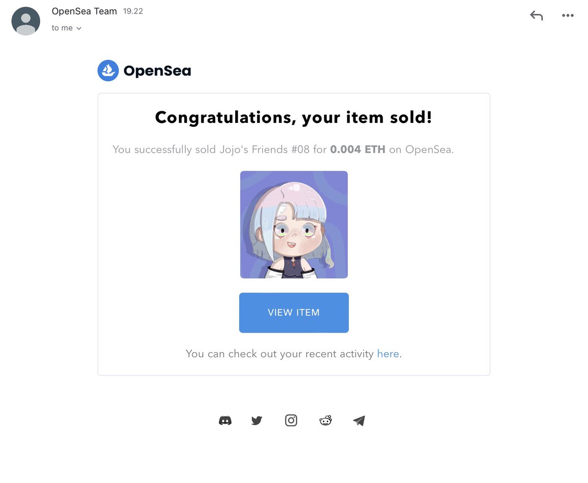 Jojo's Friends • ᴗ • (@jojofriends_nft) on Twitter photo Another Sold Today🥹🥹
Thankyouu so much to <a href="/brunoart_nft/">Bruno</a> & <a href="/canarypunkNFT/">CANARY PUNK</a> for adopting Jojo! Thankyouuuuu so much support Jojo its mean a lot for me, IM SO HAPPY TODAY😭❤️
#JojoFriends please follow <a href="/brunoart_nft/">Bruno</a> & <a href="/canarypunkNFT/">CANARY PUNK</a> and give them some LOVE❤️
#NFT #NFTCommunity Another Sold Today🥹🥹
Thankyouu so much to <a href="/brunoart_nft/">Bruno</a> & <a href="/canarypunkNFT/">CANARY PUNK</a> for adopting Jojo! Thankyouuuuu so much support Jojo its mean a lot for me, IM SO HAPPY TODAY😭❤️
#JojoFriends please follow <a href="/brunoart_nft/">Bruno</a> & <a href="/canarypunkNFT/">CANARY PUNK</a> and give them some LOVE❤️
#NFT #NFTCommunity