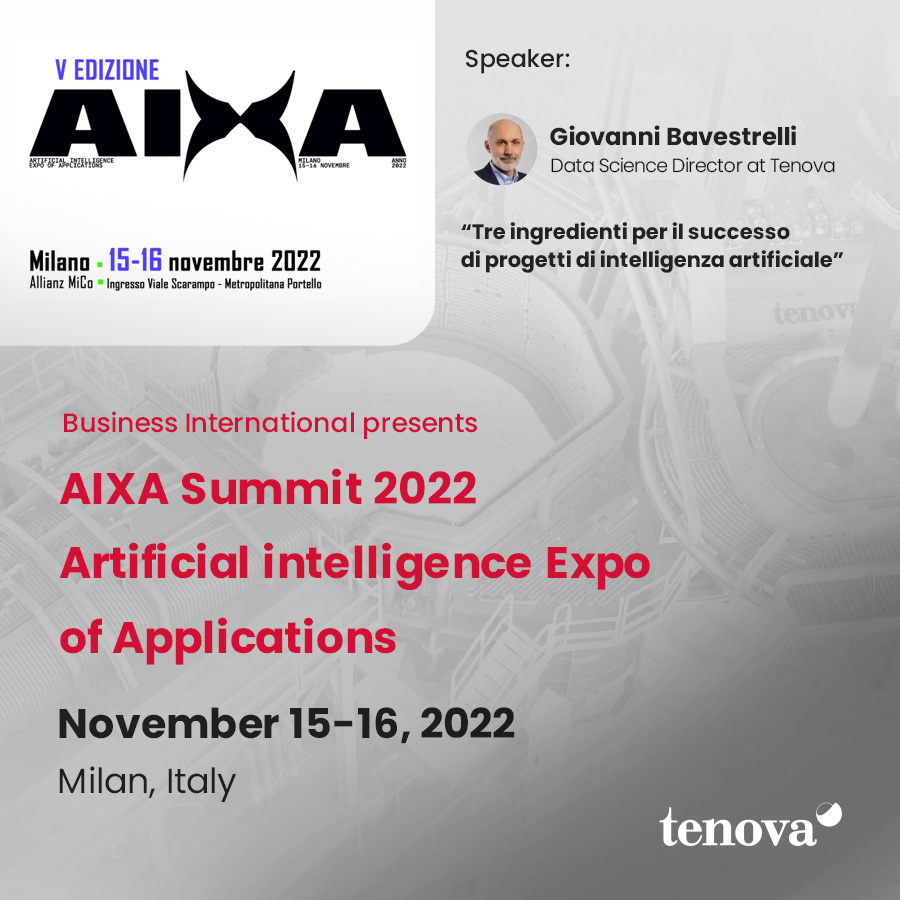 In Tenova we innovate also through #ArtificialIntelligence 💻 Giovanni Bavestrelli will be among the speakers at the 5th #AIXA Summit on November 16 to discuss the ingredients to build successful #AI projects.
Discover more👇
tenova.com/newsroom/upcom…