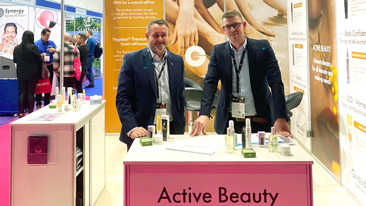 Givaudan's tweet photo. Interested in the future of cosmetic formulation? Meet the Givaudan #ActiveBeauty team at #SCSFormulate in Coventry, UK and discover our natural self-tanning solutions – like Vegetan® range, our portfolio of DHA obtained by white biotech. https://t.co/MdWPTKRXSB #HumanByNature https://t.co/uWBUrpdbw4