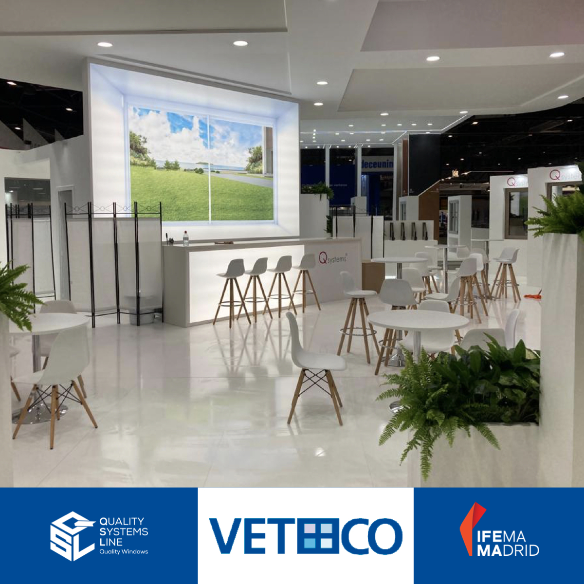 sammediterraneo's tweet photo. ¡Hoy comienza en Ifema la Feria Veteco! 👏
Os recordamos que estaremos en el stand 10D05 del pabellón 10. 📍
#arquitectura #veteco #carpinteriametalica #aluminio #fachadasdecasa #fachadasmodernas #qsline #ifema https://t.co/7PCVqco0KI
