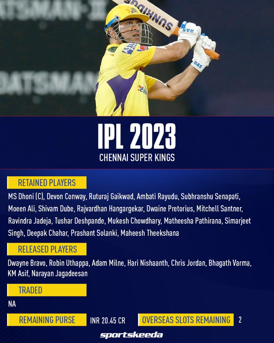 IPL auction: Updated squads of all teams, players bought & purse remaining
