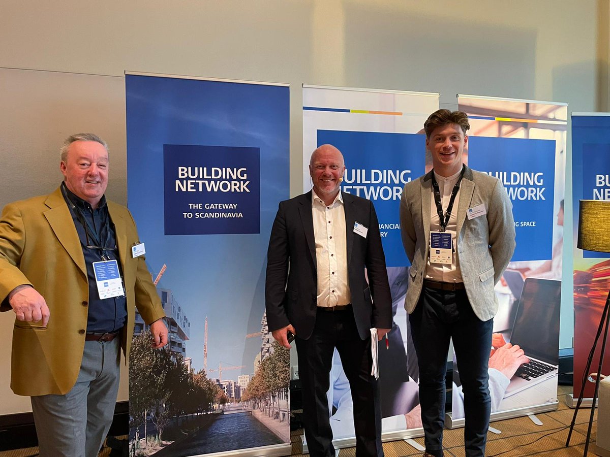 lpi_group's tweet photo. #BNCC2022! Our team is delighted to be catching up with @Entirl 's Karin Angus and Ciara Lynch alongside BNCC organiser, Mickey Lund at today's Building Network Construction Conference in Copenhagen. #cloudtogroundprotection #globalambition #buildingnetwork #scandi https://t.co/xF9jwblSTD
