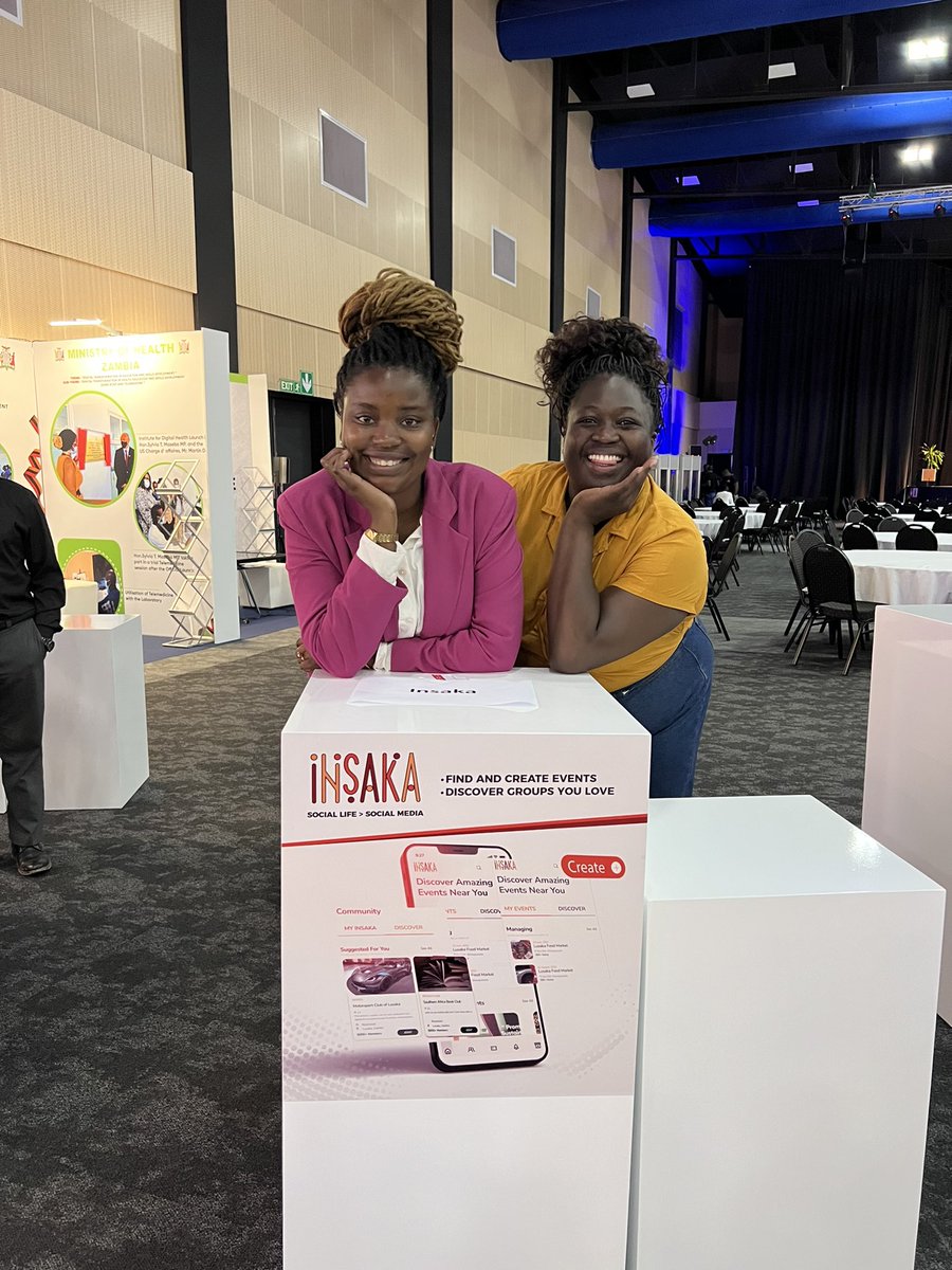 InsakaApp's tweet photo. Energy is awesome as we set up for @InnovationAfric 2022. 
There’s lots to see and learn from and we will be sharing our experience here.

#MyInsaka https://t.co/7pydKn4Nr9
