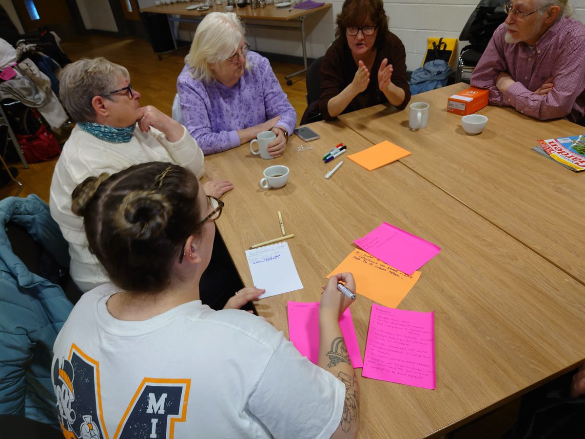 colsyoung_'s tweet photo. #DriversForChange Building Climate Justice event today at Townhead Village Hall

In-depth and passionate discussions about inaccessibility when it comes to disabled involvement in climate change. 

Ran by @GDA__online fabulous CEO and Depute CEO @tressaburke and @stardate2371 https://t.co/z18jplNwF4
