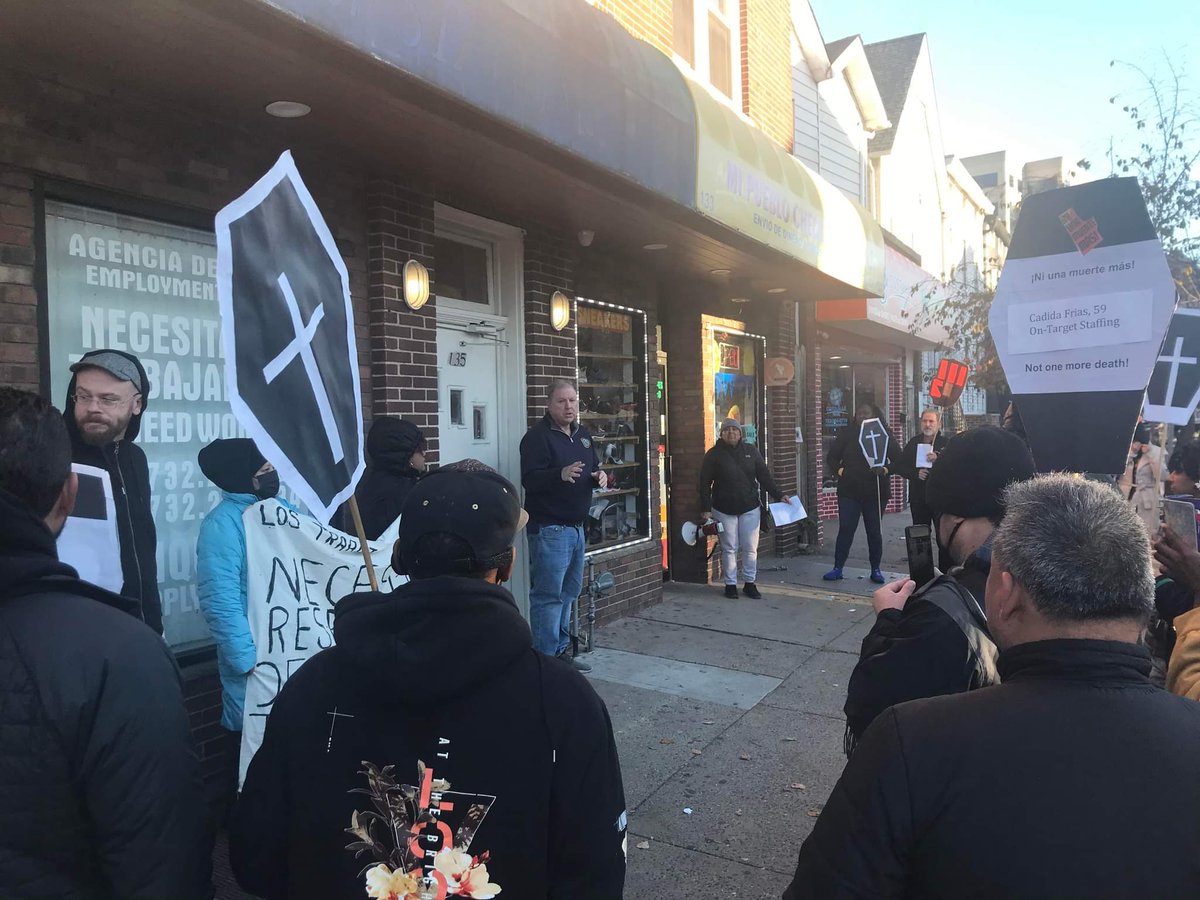 Presente! #NewJersey Needs a Temp Workers Bill of Rights (S511) and temp workers and advocates from around the US were with us and <a href="/MaketheRoadNJ/">Make the Road New Jersey 🦋</a> making our voices heard and sharing how they are going through the same things in their areas!