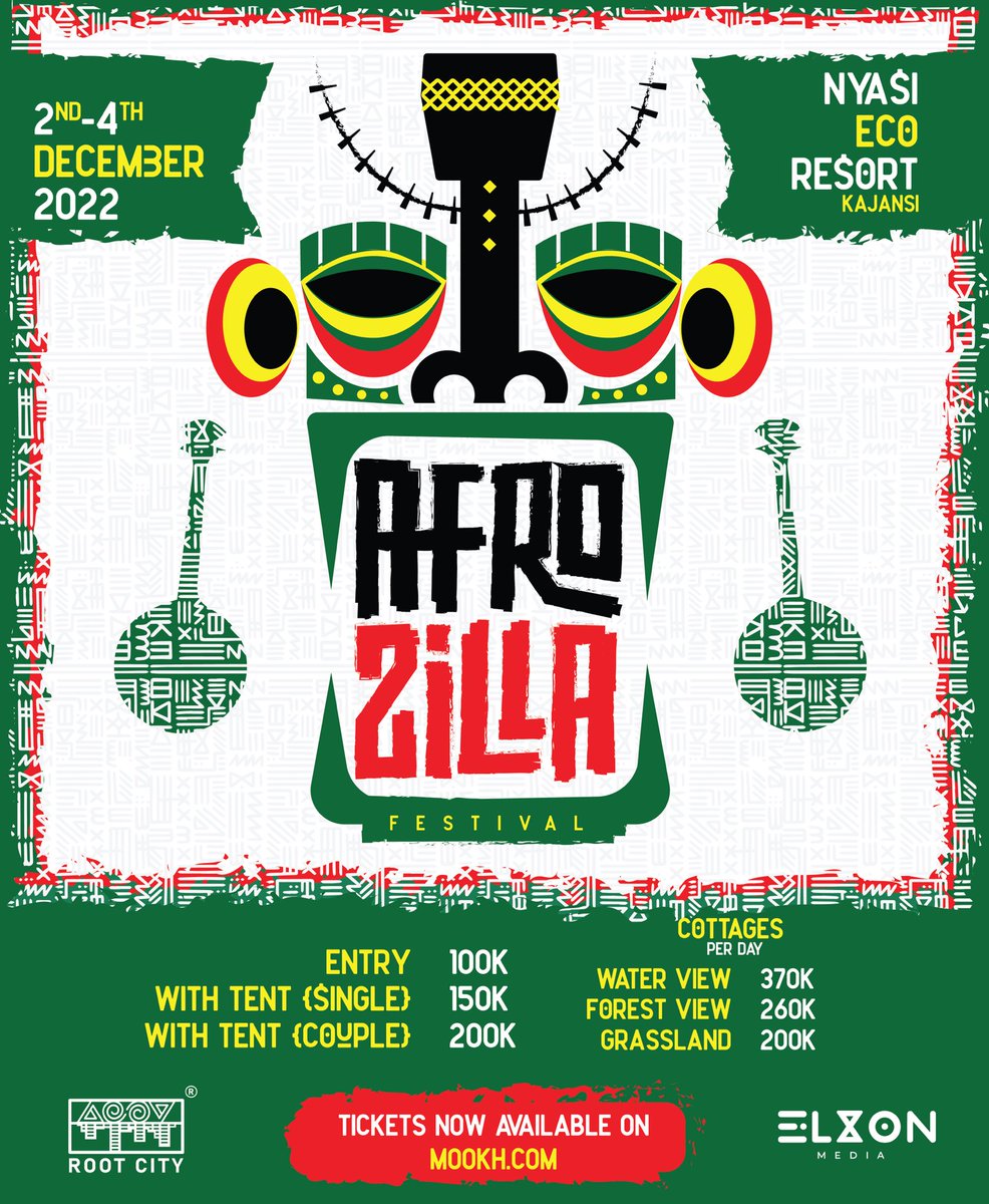 JoramElje's tweet photo. @afrozillafest is an Afrocentric Arts, Music and Edutainment festival rooted in the culture and tradition of togetherness. Join our 1st celebration in December 2nd to 4th at @NyasiEco 
#afrozilla2022
#soundsodedutainment https://t.co/RKKucXttLF