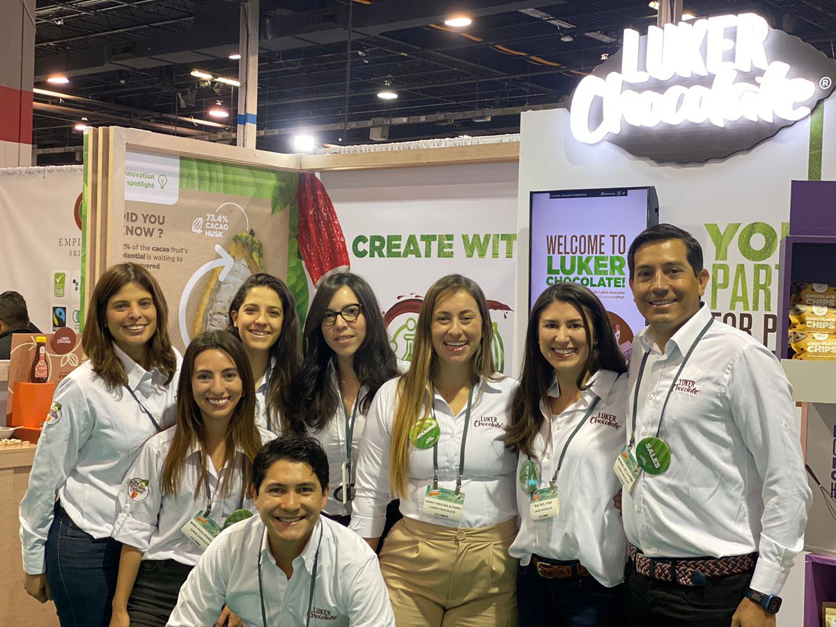 Luker_Chocolate's tweet photo. At @PLMA_USA in #Chicago and looking for ethical, sustainable and innovative chocolate solutions? 

Come and chat with us at stand 3112 - North Hall. 

#PLMA2022 https://t.co/ruTVNL61Ur