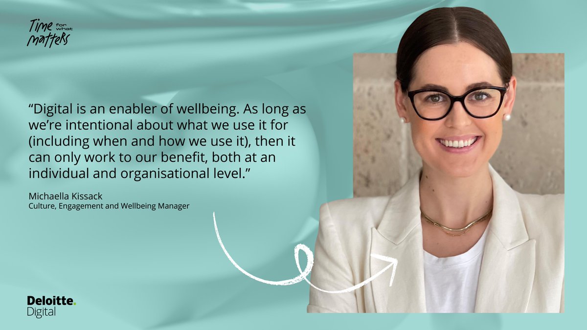DeloitteSA's tweet photo. ๐โโ๏ธ ๐โโ๏ธ Integrating technology into strategies around well-being may hold the key to sustaining employee wellness.
Read more about a tech leaderโs role in an integrated well-being strategy ๐ https://t.co/BIYDWbvuo6. #WorkplaceMentalHealth #WellnessWednesday #TimeforWhatMatters https://t.co/PoKTl7kWPE
