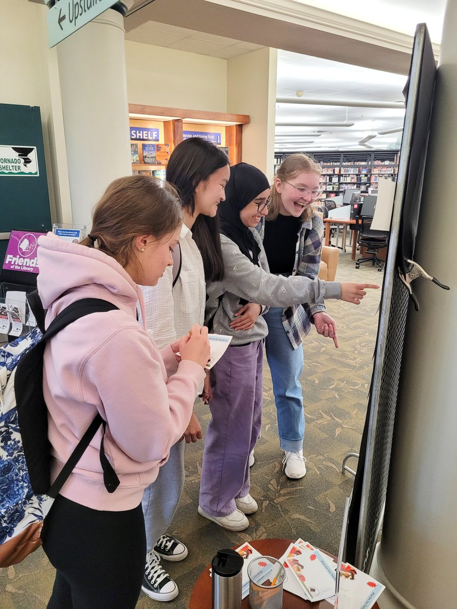 Have you stopped by our "What Are You Thankful For?" displays around the library? Some of the answers are so sweet. 😭 

For the month of November, stop in and let us know what you're grateful for! There's a display in children's, one in teen, and two more near the elevator.