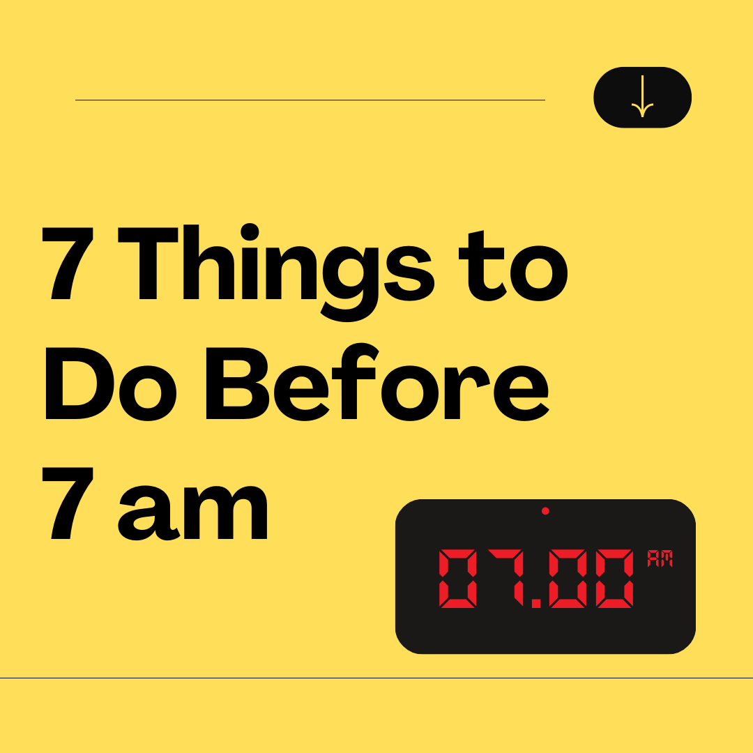 7 Things To Do Before 7 Am Thread From Mike Schiff MikeSchiff 7-things-to-do-before-7-am-thread-from-mike-schiff-mikeschiff