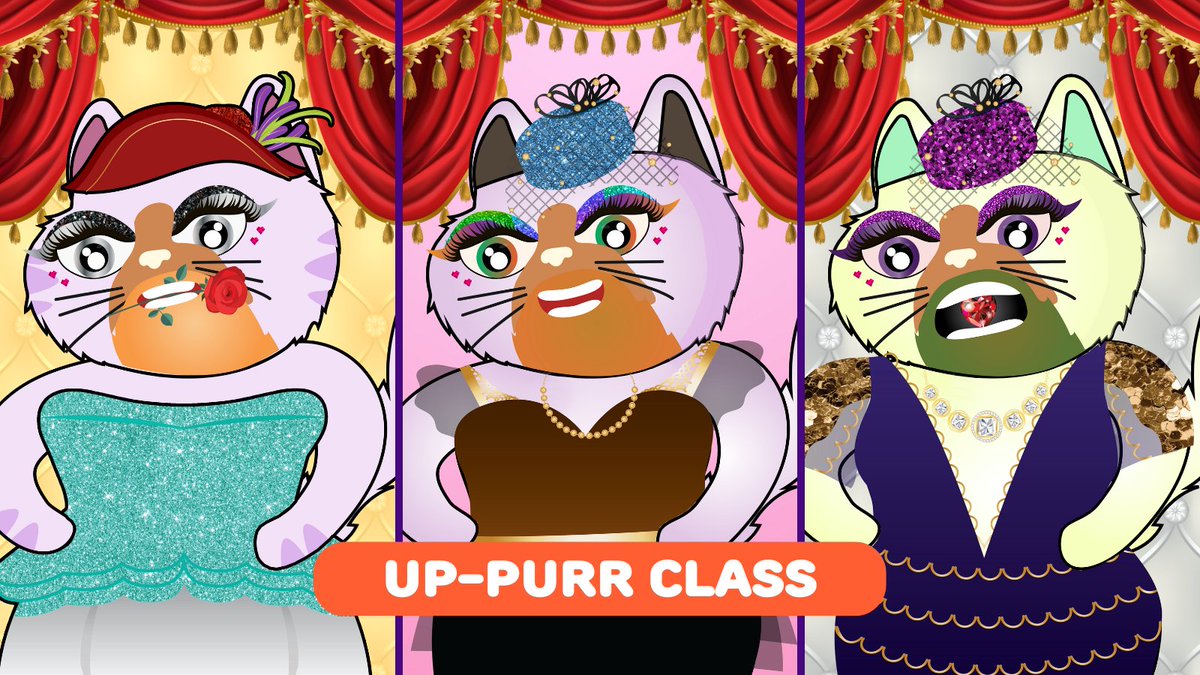 ClassyCats_io's tweet photo. Minted an Up-Purr Class?

Did you know that... The Up-Purr Class holds the second highest place in Planet Felidae. They are always in the front seats. They have lots of disposable money and are the most posh and glam among the Classy Cats

More Classy Cats stories soon. 💕😻 https://t.co/sQcvbtGC7h