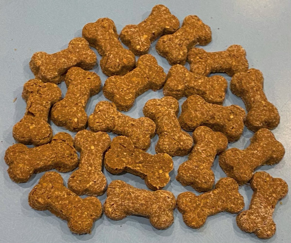 After months of development and many taste tests from our dog mates we’ve finalised the recipe and shape for our pale ale dog biscuits! 🦴
We’ll be sending samples to the lab tomorrow for nutrition tests so we can update our labels and send them to print👨‍🔬🔬