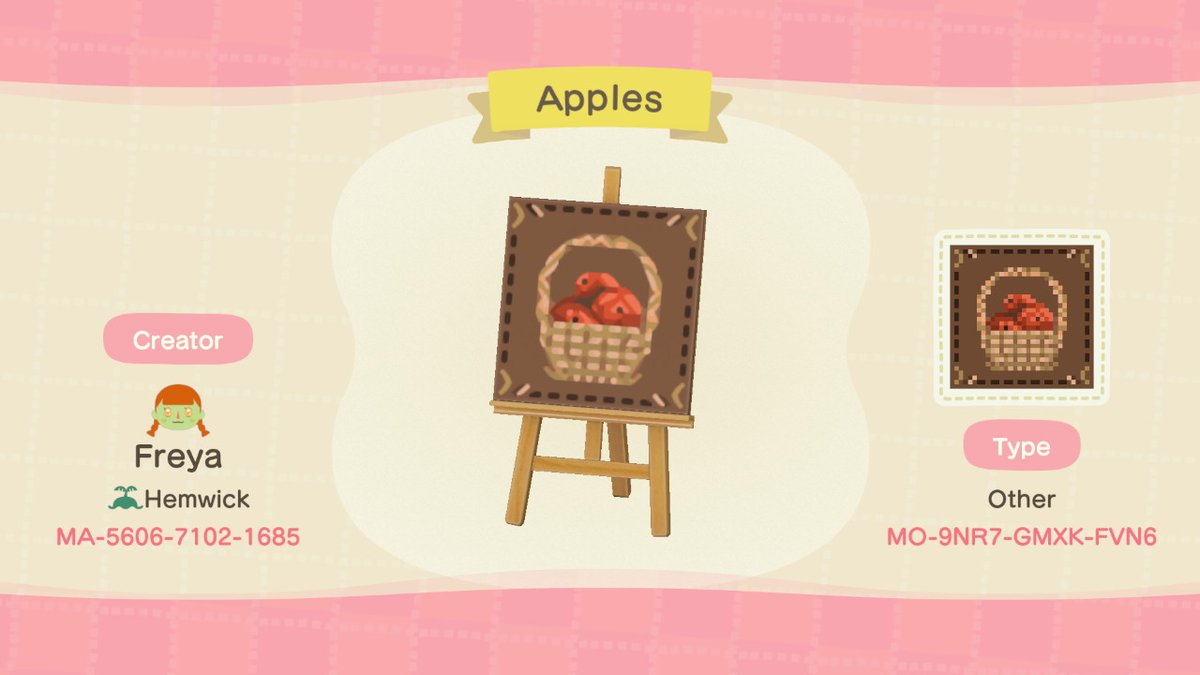 fruitn0tfists's tweet photo. #AnimalCrossing #ACNH #ACNHCODES https://t.co/Dk9RyDAYiY