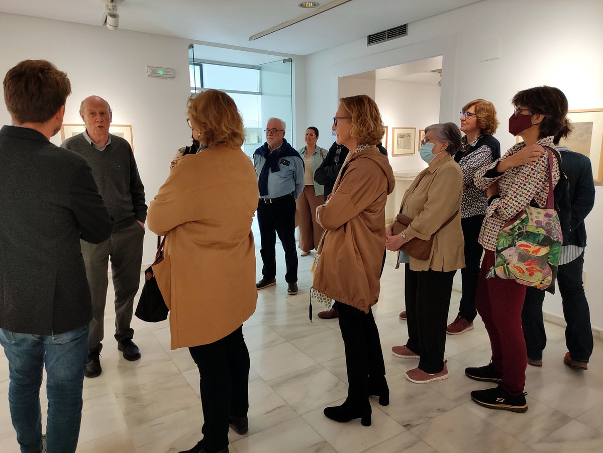 museoramongaya's tweet photo. Compartimos imágenes de la visita guiada celebrada esta mañana a la exposición ‘Mar Menor' de la mano del pintor Pedro Serna y el comisario de la muestra Rafael Fuster.
¡Gracias a todos por acompañarnos!
#Exposición #MarMenor #PedroSerna https://t.co/gohtIk2Ygp