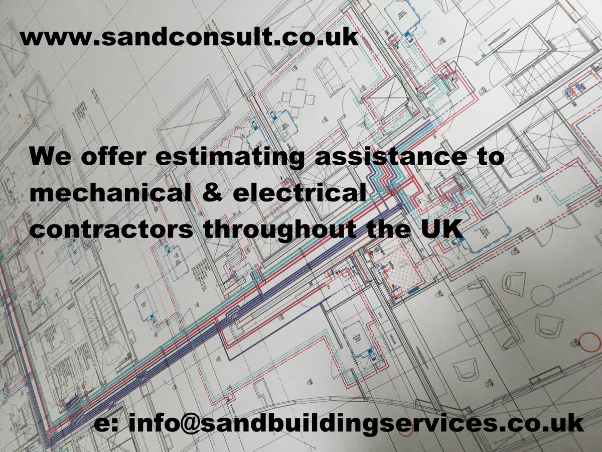 Help reduce your overheads by outsourcing your mechanical and electrical estimating with Sand Building Services freelance estimation service. #mechanicalservices #electricalservices #mechanicalcontractor #electricalcontractor #hvac #plumbing