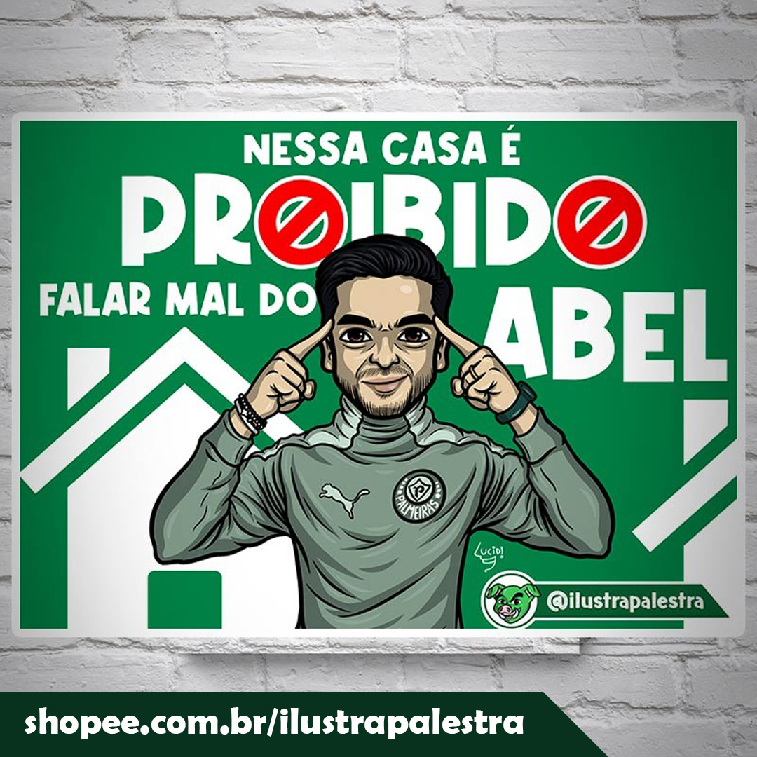 IlustraPalestra's tweet photo. NESSA CASA É PROIBIDO FALAR MAL DO ABEL!
Mais um pôster exclusivo da lojinha do Ilustra, já disponível: https://t.co/kiJsFdms7j
.
. #Palmeiras #palmeirascollab #ilustracao #caricatura #artedigital #futebol #brasileirao #hendeca #TodosSomos11 #futebolbrasileiro #Procreate https://t.co/Yu8fvbMqqK
