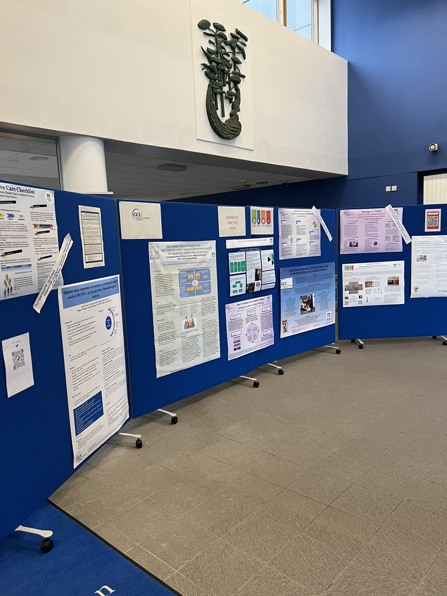 Thanks again to all our contributors to #AdvPracWeek22. More posters added today. gcuniv.padlet.org/louisepreston5… to access, like and comment on the digital versions. @nappgcu @evmcelhinney @Sineadgcu1 @She_Cam1 @gcustevie @MartinMurchie @sylvs_x @GCUDNS @GCUNursing @MarkCooper100