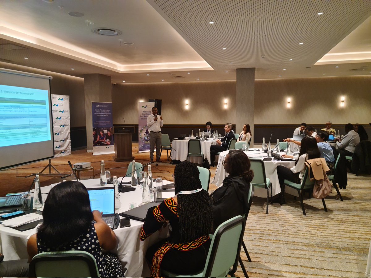 GwpWaf's tweet photo. Gender Transformative Water Climate and Development Program (AIP WACDEP-G): achieving Gender Equality through Climate Resilient Water Investment. The #AIP #WACDEP-G Program is holding Coordination Meeting in #Lusaka #Zambia 15-17 November 2022. https://t.co/5HbqCjywX5