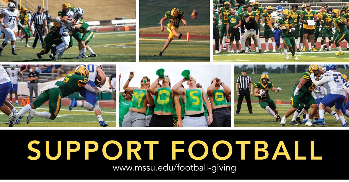 Southern Football took a big step toward restoring pride in 2022. Please consider supporting our program as we get back to work to take another step forward in 2023.  The proceeds will directly benefit football student-athletes. 
Support at mssu.edu/football-giving.