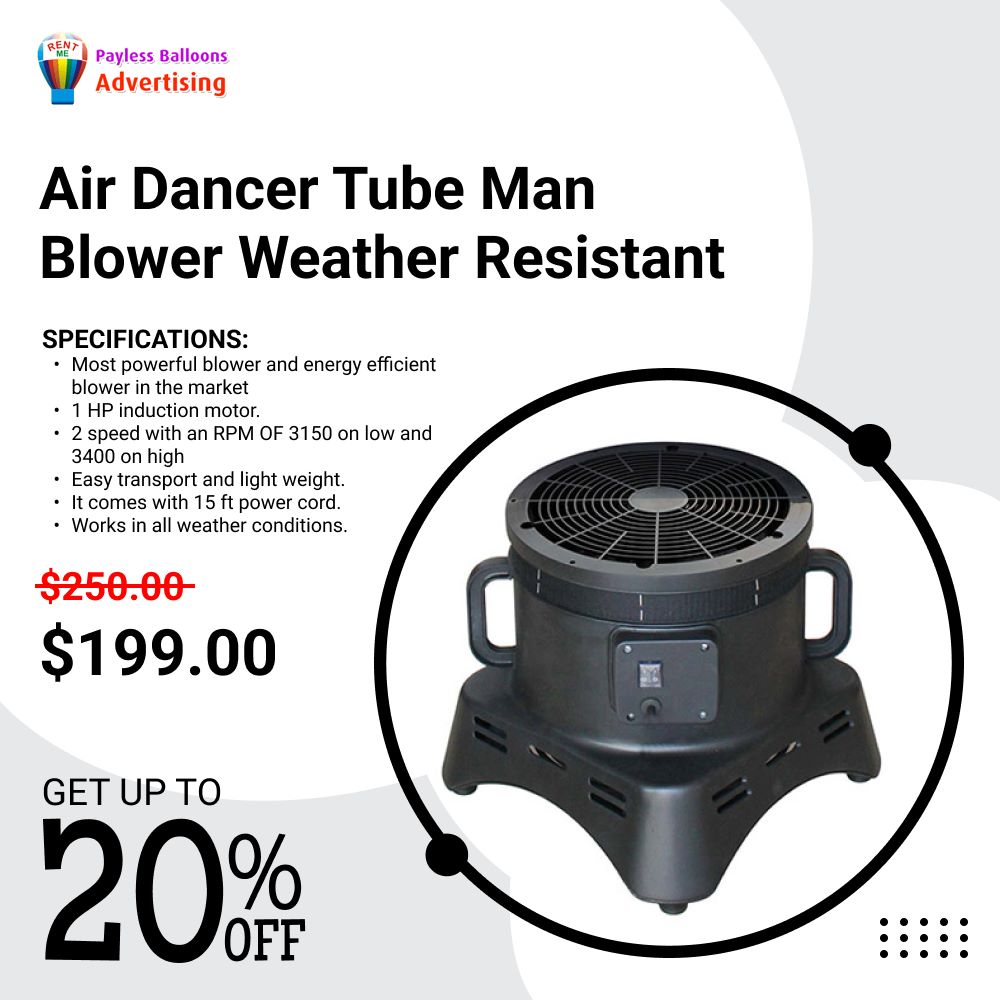 PaylessBalloon's tweet photo. Inflatable Tube Man Blower Weather Resistant

ALL US NOW FOR RENT
Toll-Free: 1.800.618.6401

Click here to buy:
https://t.co/OdOnbWoJcV

#inflatable #inflatables #bouncehouse #Elonmusk #fun #inflatablefun #Democrats #inflatableslide #Cheater #waterslide #looner #bouncyhouse https://t.co/ifSUk3i8Ca