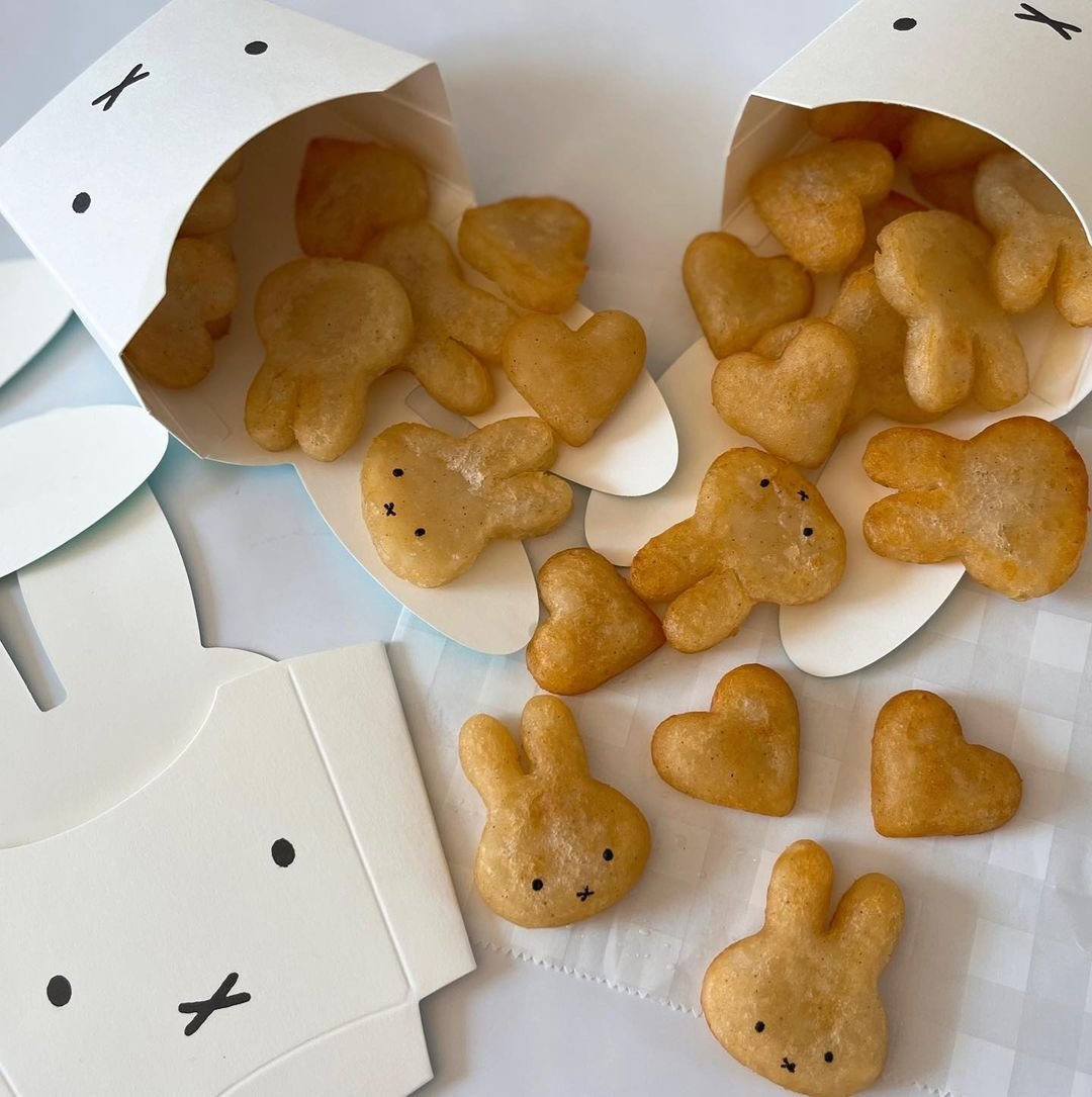 Miffy potato nuggets made by 1224heart