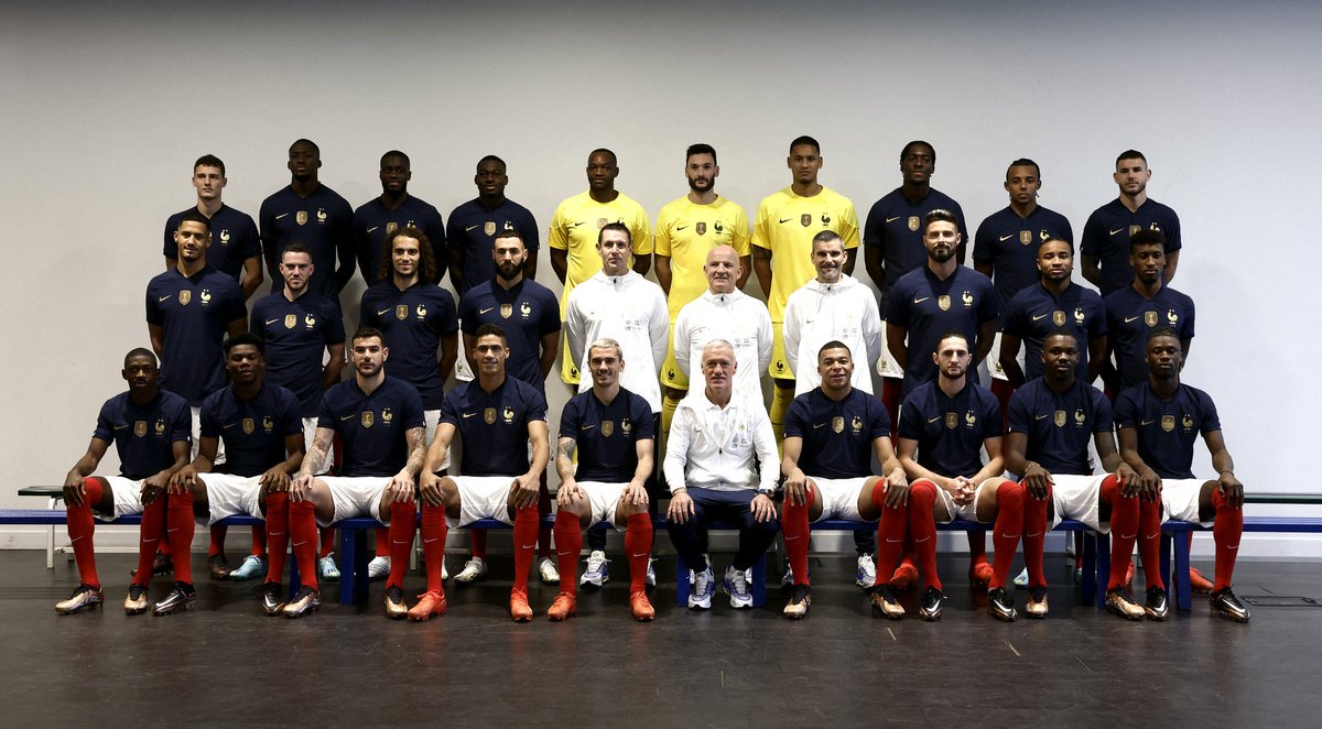 lnstantFoot's tweet photo. La photo officielle des futurs vainqueurs de la Coupe du monde 2022. 🇫🇷🌟 https://t.co/9eAp9oDlpX